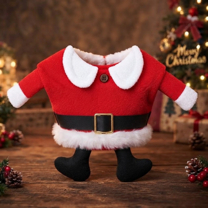 Christmas Pet Santa Collar And Hat