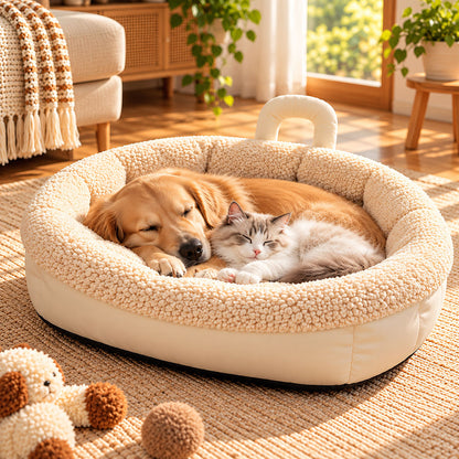 Cozy Plush Pet Sofa Bed
