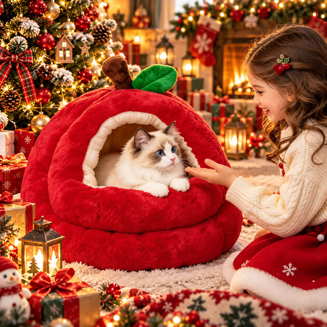 Christmas Apple Pet Bed