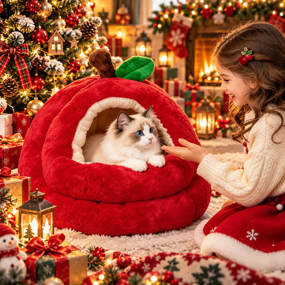Christmas Apple Pet Bed