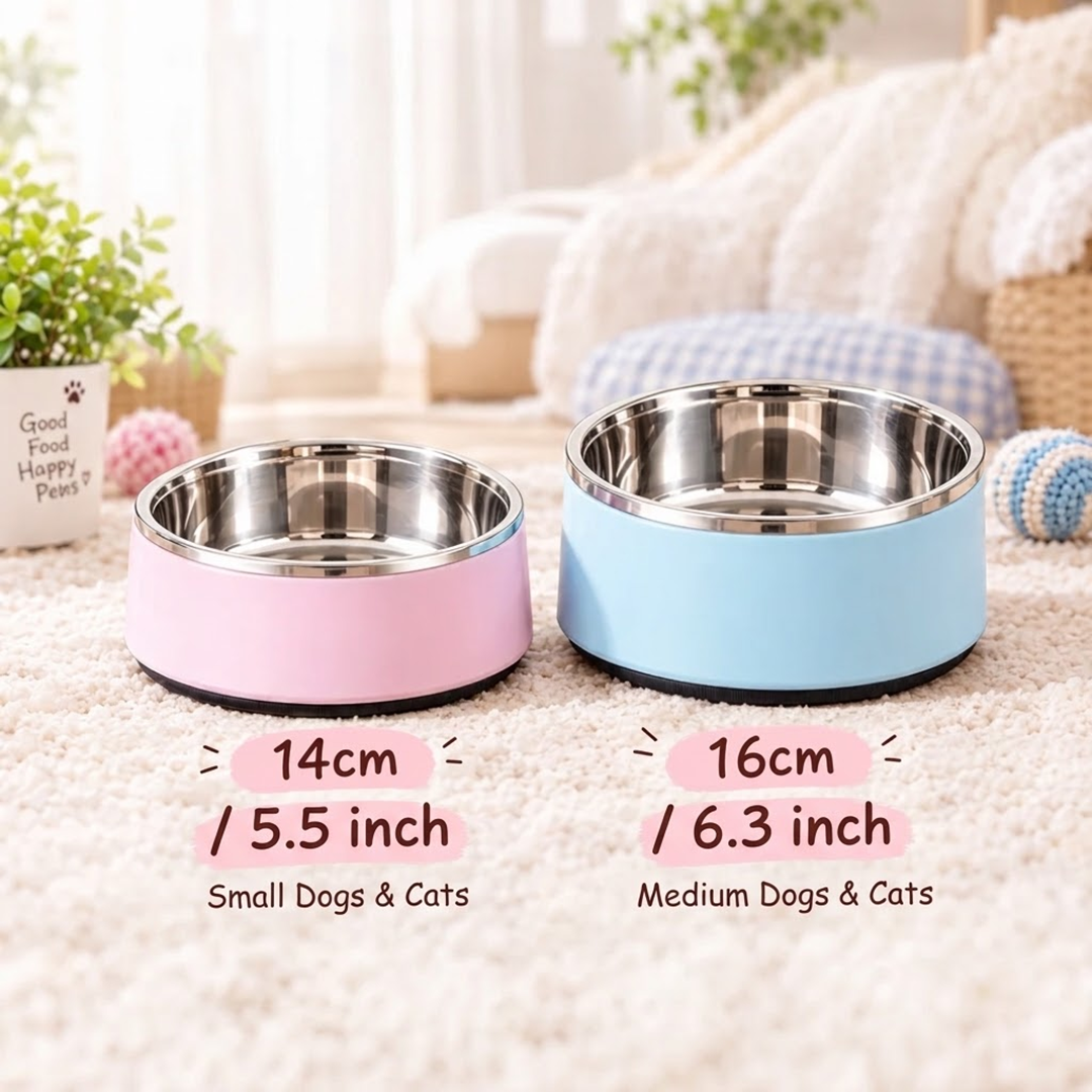 Custom Insulated Dog & Cat Food and Water Bowl