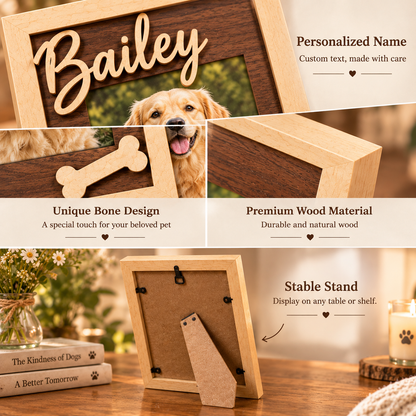 Personalized Pet Name Photo Frame