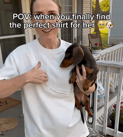 Solid Color Pet Carrier T-Shirt